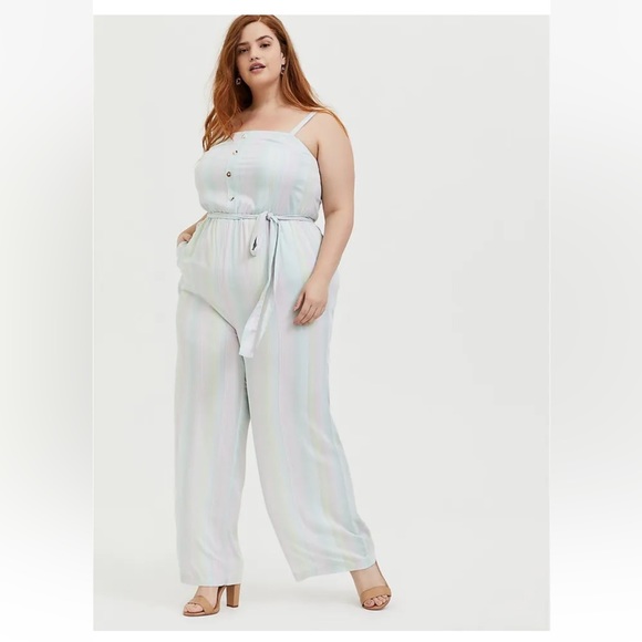 torrid Pants - Torrid Disney Her Universe Little Mermaid Ariel Pinafore Jumpsuit Romper Size 3X